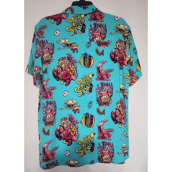 Sponge Bob and Patrick button-up shirt Men's size medium - Picture 6 of 6